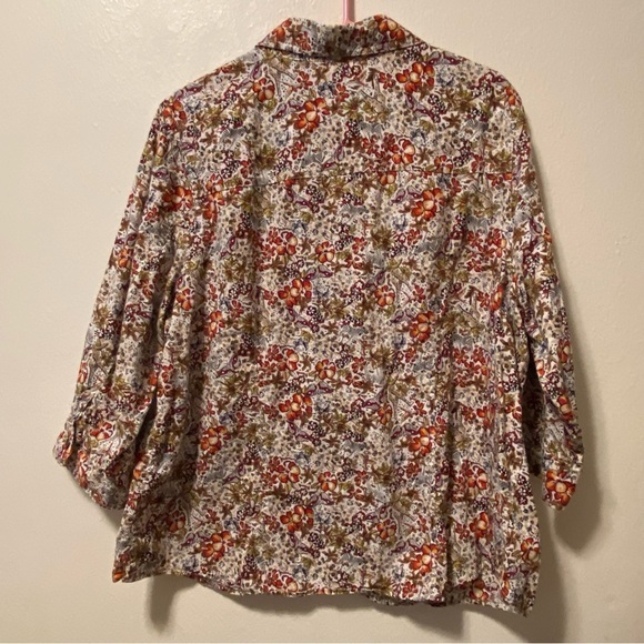 C.J Banks Shirt Women’s Plus Size 2X Button Down Collard Pockets - Picture 13 of 13